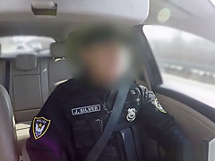 Fake Cop The Uniformed Policemans Cum Makes Her Late