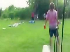 College Teens Playing Naked Kickball And Want Some Action