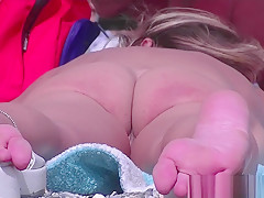 Nice Young Tits - Beach Voyeur Video