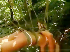 Outdoors Bondage Training Large Time