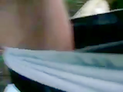 Blonde Girlfriend Sucks Outdoors