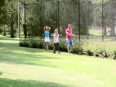 Kathy Rose Gets Fucked On The Court