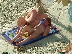 Couple Share Hot Moments On Nude Beach