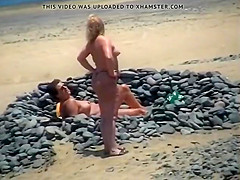 Nudists Spyied At Fuerteventura Island Beach