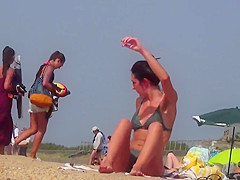French Brown Incredible Topless Best Ass of the Beach