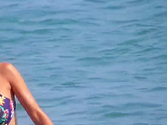 Amazing teen on the beach