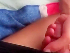 French aunt sucks dick on public beach