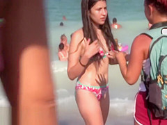Sexy Topless Beach Teen Girls Voyeur Hd Video Teaser Ii