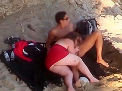 big fat ass beach action