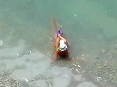 naturists video at the beach