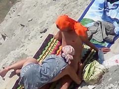 Two Nude Beach Couples Handjobs Voyeur Serie 23