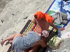 Two Nude Beach Couples Handjobs Voyeur Serie 23