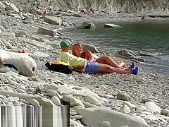 Тrevel - bloger vstretil nudistku. Пublichni minet na plyazhe v Бolgarii. RoleplaysCouples