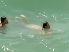 Pretty Ladies Get Naked On The Beach