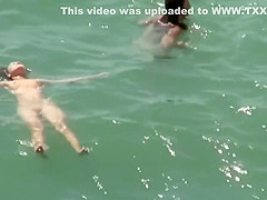 Pretty Ladies Get Naked On The Beach