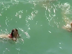 Pretty Ladies Get Naked On The Beach