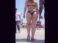 Big Ass Latina Bikini Close Up HD Voyeur Video