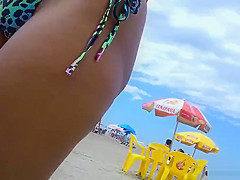 Big Ass Latina Bikini Close Up HD Voyeur Video