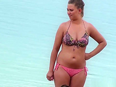Sexy Bikini Cameltoe Beach Girls