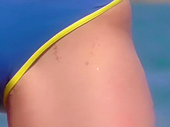 Sexy Bikini Cameltoe Beach Girls