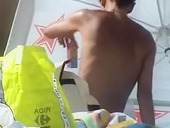 brunette french topless incredible beach paris nude lake