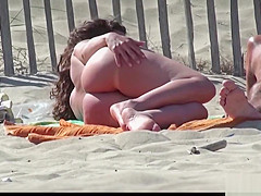 Amateur Horny Sexy beach Nudist Naked Milfs Spycam