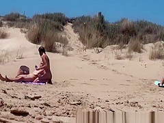 Sunbathing Nudist Beach Two Couple Fuck Hidden Cam