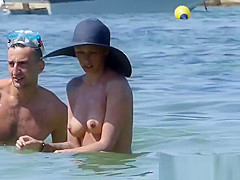 Topless Beach teens Voyeur HD