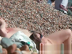 Amateur public nudist beach voyeur vid