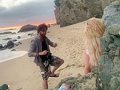 PUBLIC FLASHING for Beach Photoshoot BTS