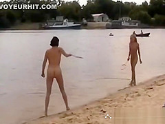 Teen girls on nude beach
