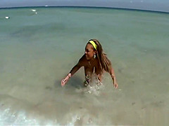 Massive Natural Tits at Nude Beach