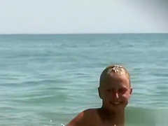 Spying on naked teenagers on the nude beach