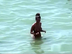 Teeny girls have fun at the nude beach summer memories never published