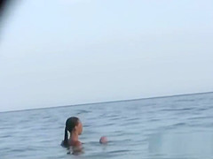 A beautifull woman I saw on a nude beach in Ukraine I just HAD to get closer to get some video
