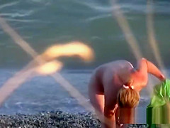 A beautifull woman I saw on a nude beach in Ukraine I just HAD to get closer to get some video