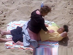 Horny Couple Greek Beach Voyeur