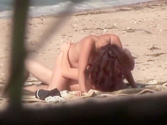 Hidden Camera Catches Nudists Fucking On The Beach