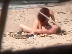 Hidden Camera Catches Nudists Fucking On The Beach