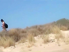Couple Split By Strangers And Fucks On Nudist Beach