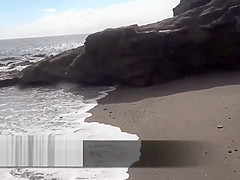 a la plage avec ma copine pour les voyeurs sur ma cam direct