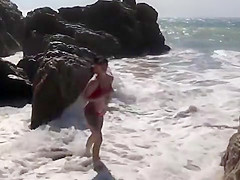 Blowjob on public beach are the best