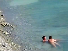 Couple Fucked On A Public Beach While As People Walked Near