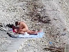 Couple Fucked On A Public Beach While As People Walked Near