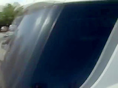 Super hot latina beach tease and finger