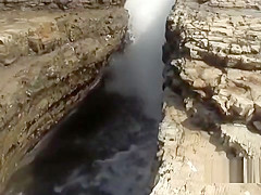 Prowling Panther Beach - nudist group explores oceanside rock formations