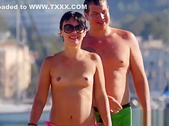 Horny Topless Beach Girls Voyeur Video HD