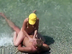 Voyeur Beach Sex Creampie