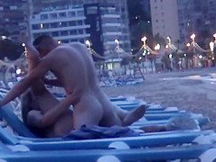 Caught fucking on a Spanish beach