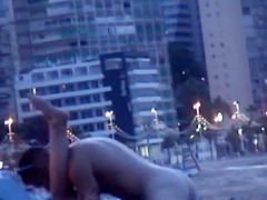 Caught fucking on a Spanish beach